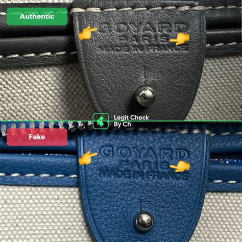 real vs fake goyard bag|authentic goyard bags for sale.